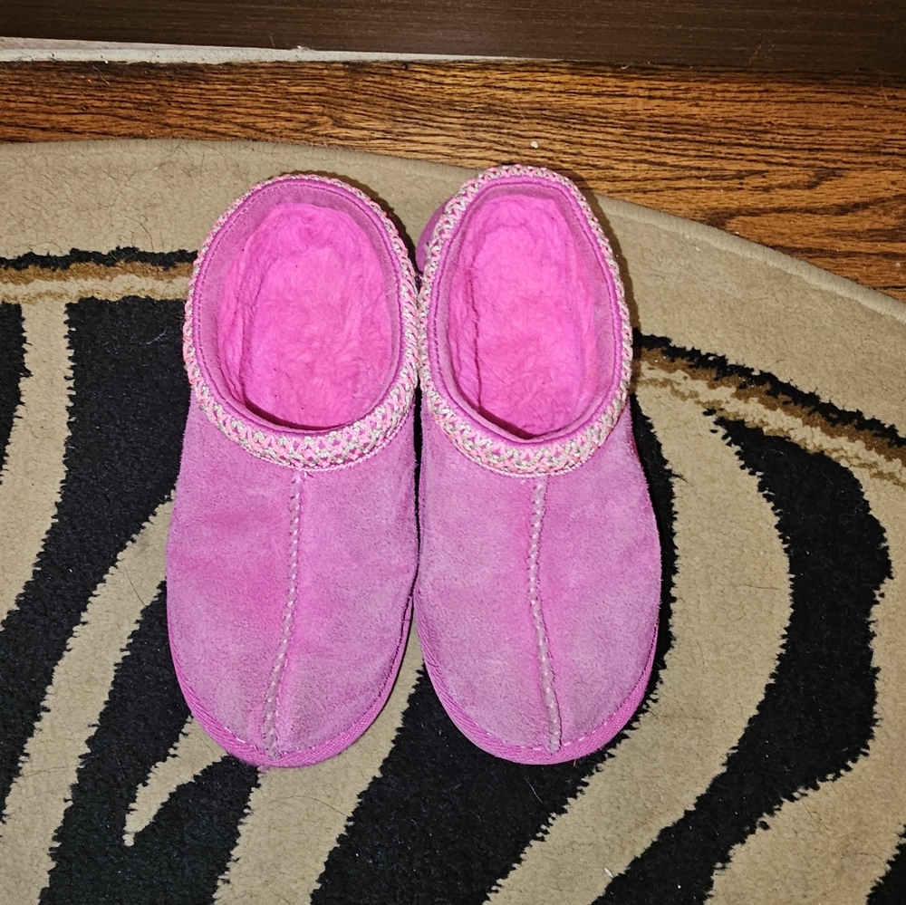 UGG Kids Pink Slippers